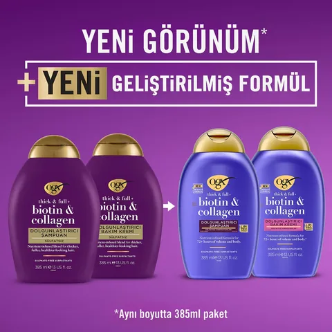 Ogx Shampoo Biotin&amp;Collegen 385 ml