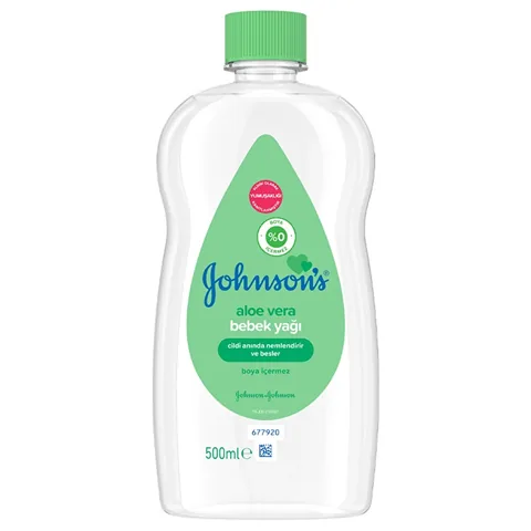 Масло для младенцев с алоэ вера Johnson's Baby 500 мл