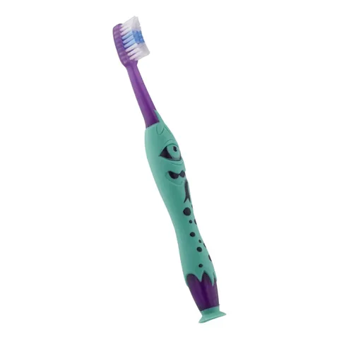 Pierre Fabre Oral Care فرشاة أسنان إلجيديوم مونستر للعناية بالفم من بيير فابر للأطفال من عمر سنتين إلى ست سنوات