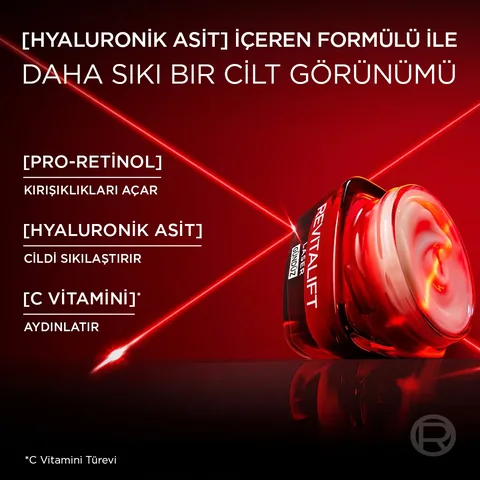 كريم العناية النهارية المكثف لمكافحة الشيخوخة Revitalift Lazer X3 50 مل من لوريال باريس L'Oreal Paris