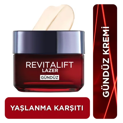 كريم العناية النهارية المكثف لمكافحة الشيخوخة Revitalift Lazer X3 50 مل من لوريال باريس L'Oreal Paris