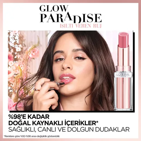 L'Oreal Paris أحمر شفاه لوريال باريس جلو بارادايس بالم إن 112 باستيل إكسالتيشن