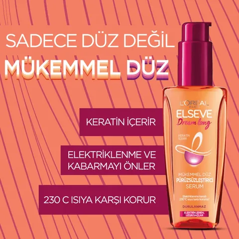 Elseve Dream Long Perfect Straight Smoothing Serum 100 ml