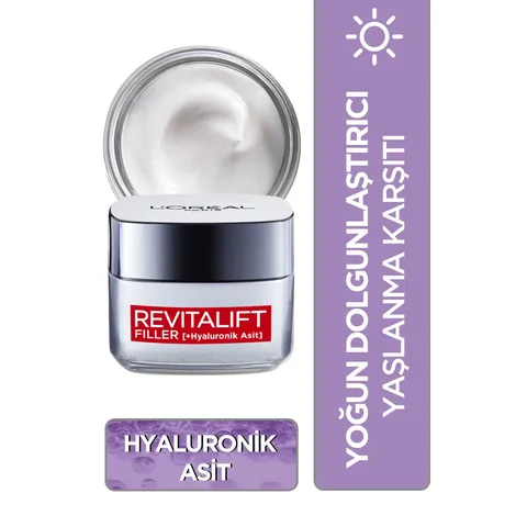 Крем для лица L'Oréal Paris Revitalift Filler Интенсивный увлажняющий с гиалуроновой кислотой против старения 50 мл от L'Oréal Paris
