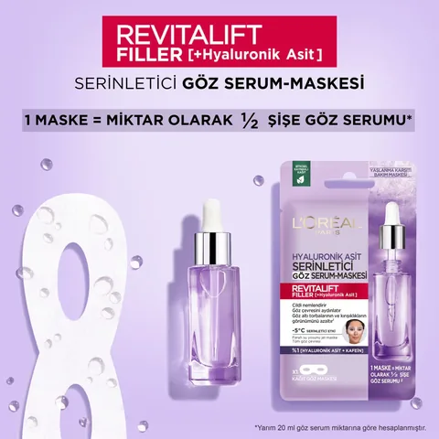 Сыворотка для глаз с гиалуроновой кислотой L'Oréal Paris - Маска 11 г