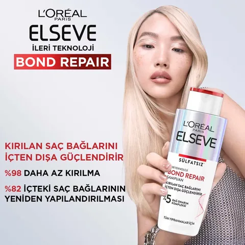 L'Oreal Paris شامبو إلسيف بوند ريبير الخالي من الكبريتات من لوريال باريس 200 مل