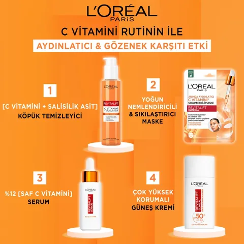 Loreal Paris Revitalift Vitamin C Salicylic Acid Brightening Cleansing Gel 150 ml