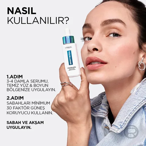 L'Oreal Paris سيروم لوريال باريس برايت ريفيل نياسيناميد المضاد للبقع الداكنة 30 مل