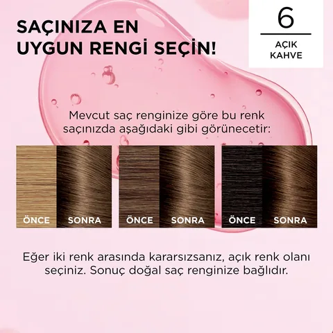 L'Oréal Paris Excellence Creme Hair Dye - 6 light Brown