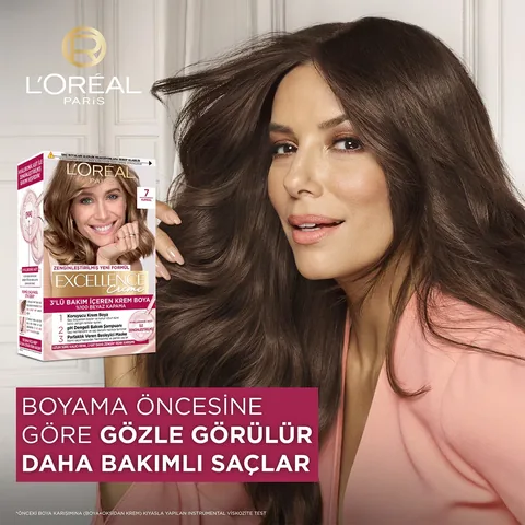 L'Oreal Paris صبغة شعر لوريال باريس إكسلنس سلطان نحاسية 7.43