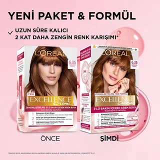 L'Oreal Paris Excellence Crème 6.35 Schokoladenbraun Haarfarbe