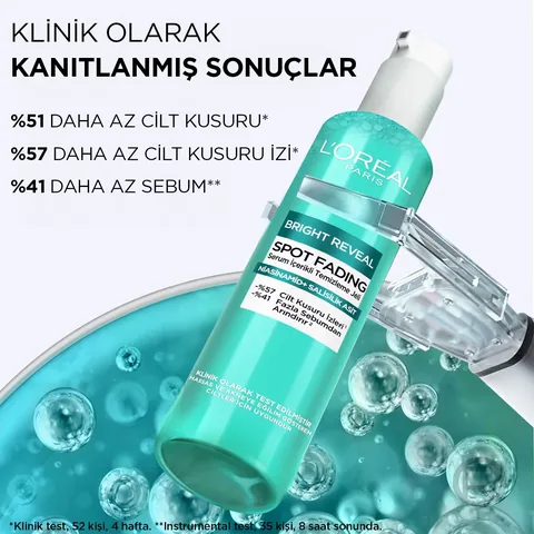 L'Oreal Paris لوريال باريس برايت ريفيل سبوت فايدينج سيروم جل منظف ومزيل للبقع 150 مل