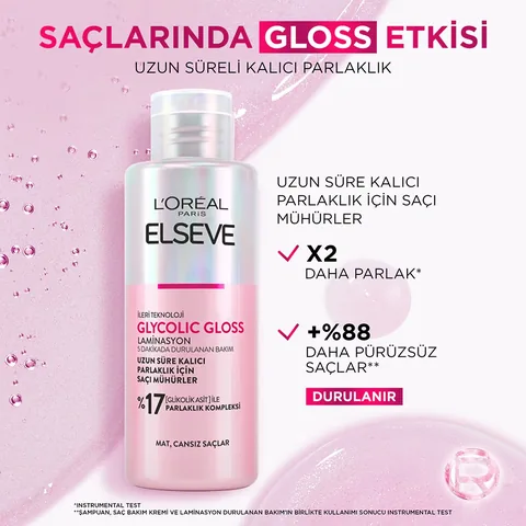 Elseve Glycolic Gloss Care Cream 200 ml