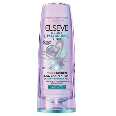 Elseve Hydra Hyaluronic Pure Moisturizing Hair Care Cream 250 ml