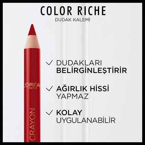 L'Oreal Paris قلم تحديد الشفاه كولور ريش من لوريال باريس 300 لو روج باريس