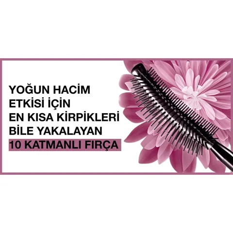 Maybelline New York Volumizing Black Mascara 9.5 ml - Very Black
