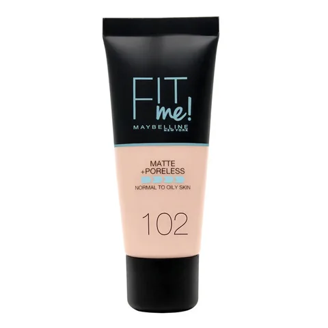 Maybelline Fit Me Matte+Poreless Foundation 102 Fair Ivory 30ml
