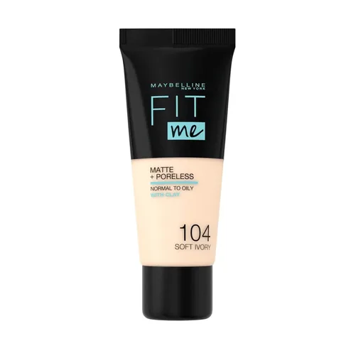 Maybelline New York Fit Me Matte+Poreless Foundation 30 ml - 104 Soft Ivory