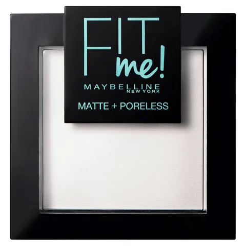 Maybelline بودرة مايبيلين نيويورك فيت مي مات+بورليس 90 شفافة