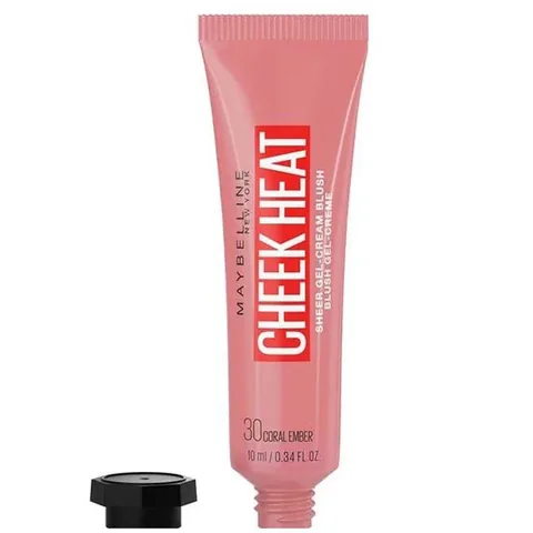 Румяна Maybelline Cheek Heat жидкие - 30 коралловый янтарь 10 мл
