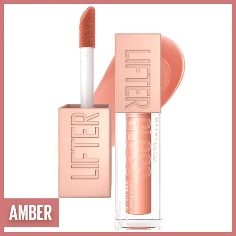 Maybelline Lifter Gloss 007 Amber - Feuchtigkeitsspendender Lip Gloss