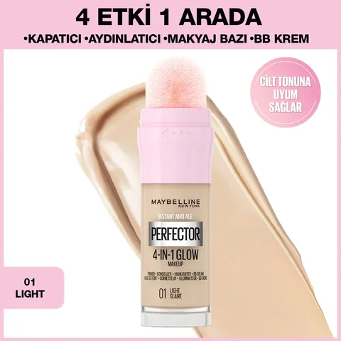 Maybelline New York Instant Perfector Glow 4-in-1 Foundation 01 Light 20 ml