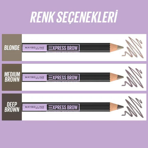 Maybelline Express Brow Eyebrow Pencil - 04 medium Brown