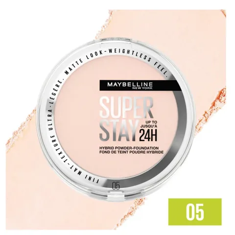 Maybelline بودرة أساس مايبيلين سوبر ستاي 24 ساعة 9 غرام 05