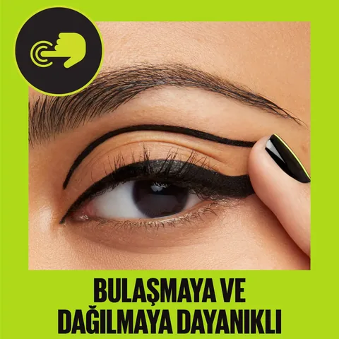 Тату-лайнер для глаз Maybelline жидкий - черный