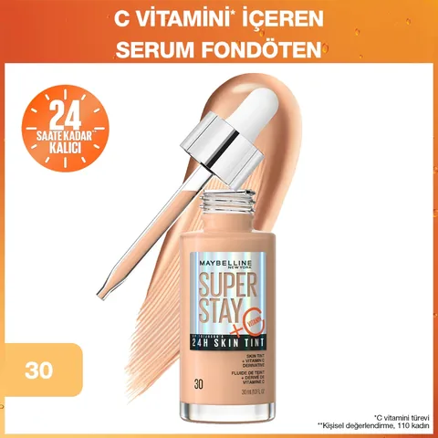 Maybelline كريم أساس مايبيلين سوبر ستاي 24 ساعة تينت 30 مل 30