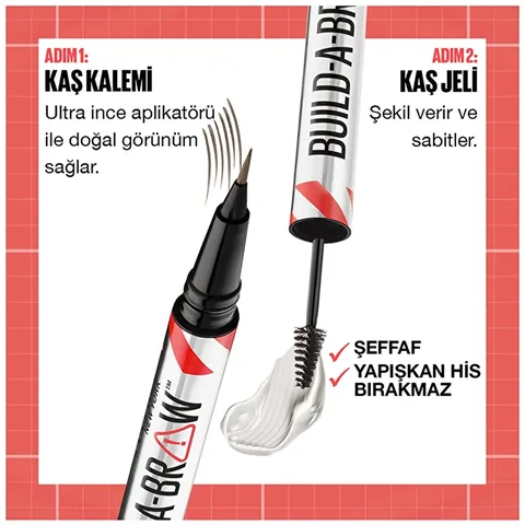 Карандаш и гель для бровей черный коричневый 2 в 1 от Maybelline Нью-Йорк