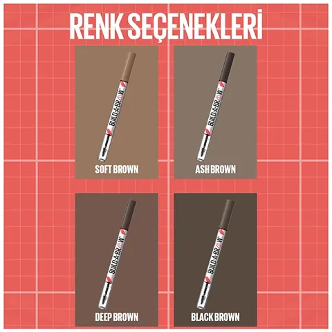 Карандаш и гель для бровей черный коричневый 2 в 1 от Maybelline Нью-Йорк