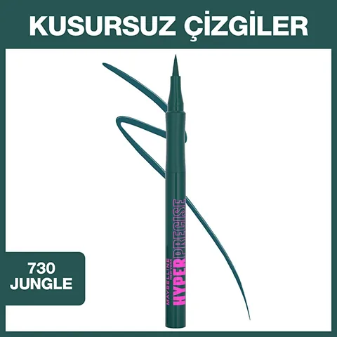 Maybelline Hyper Precise Liquid Liner 730 Dschungelgrün