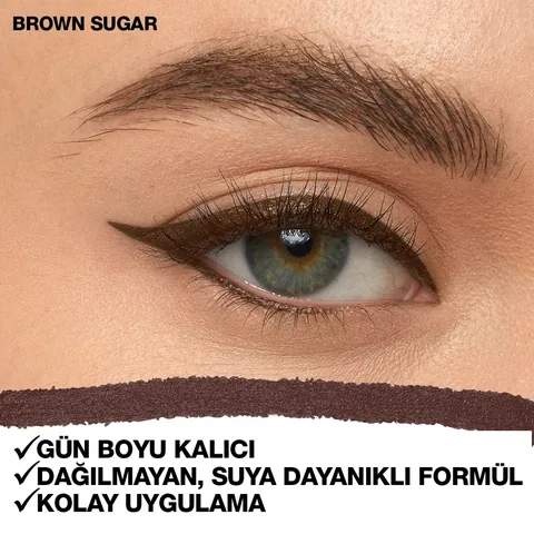 قلم تحديد العيون الأوتوماتيكي بني سكر من ميبيلين Maybelline