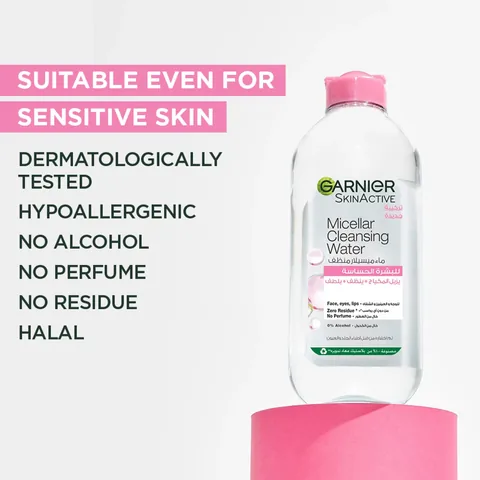 Garnier Micellar Water Makeup Remover for Sensitive Skin - 400 ml