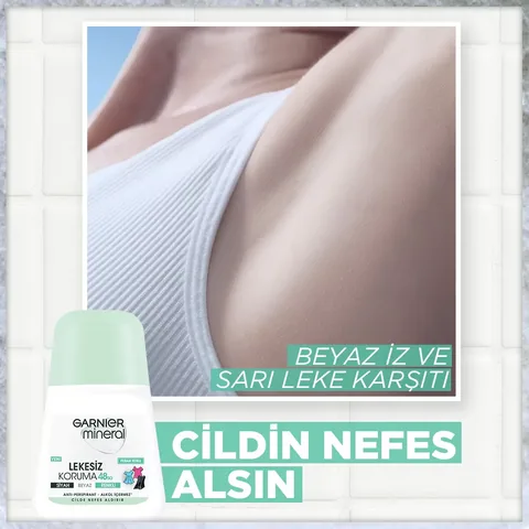 Garnier Mineral Lekesiz Koruma Ferah Koku Anti Perspirant Roll on 50ml