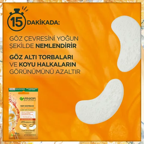Garnier Moisture Bomb Refreshing Effect Paper Eye Mask 6 g