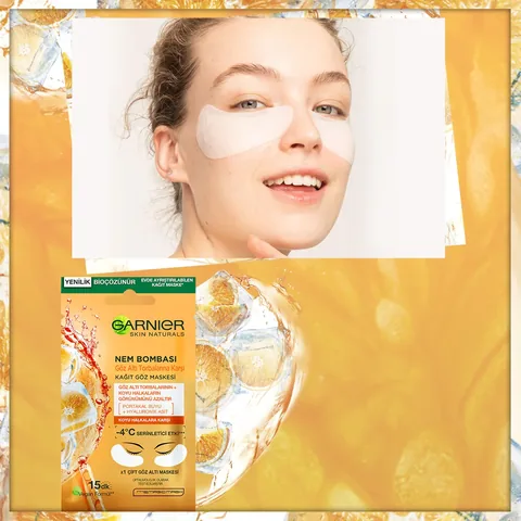 Garnier Moisture Bomb Refreshing Effect Paper Eye Mask 6 g