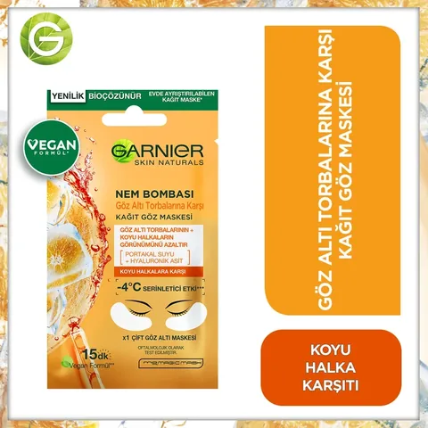 Garnier Moisture Bomb Refreshing Effect Paper Eye Mask 6 g