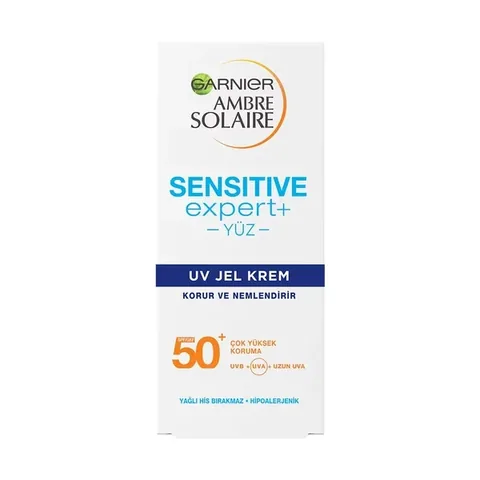 Гель-крем для загара Garnier Ambre Solaire SPF50+ для чувствительной кожи 50 мл