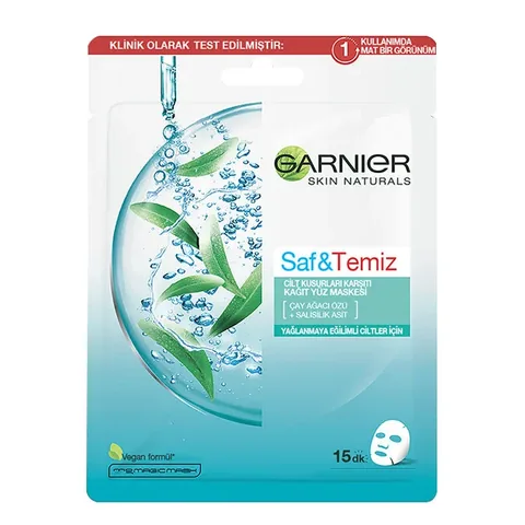 Garnier قناع غارنييه بيور آند كلين للوجه، 23 غرام