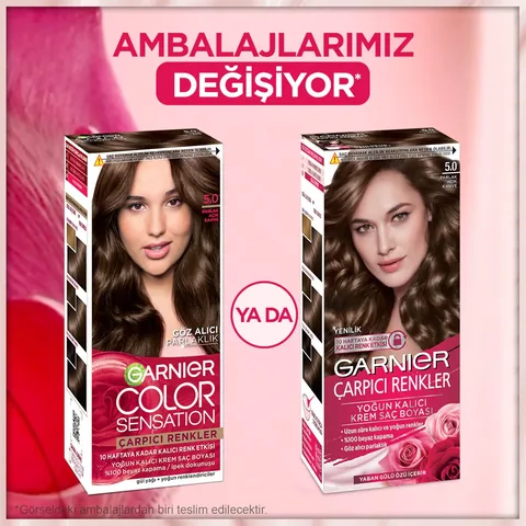 Garnier غارنييه سترايكنج كولورز 5.0 بني فاتح لامع