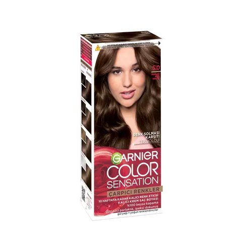 Garnier غارنييه سترايكنج كولورز 5.0 بني فاتح لامع
