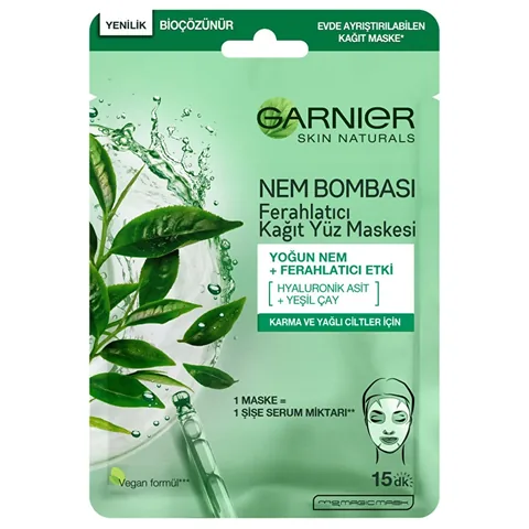 Garnier Moisture Bomb Refreshing Paper Face Mask 28 g