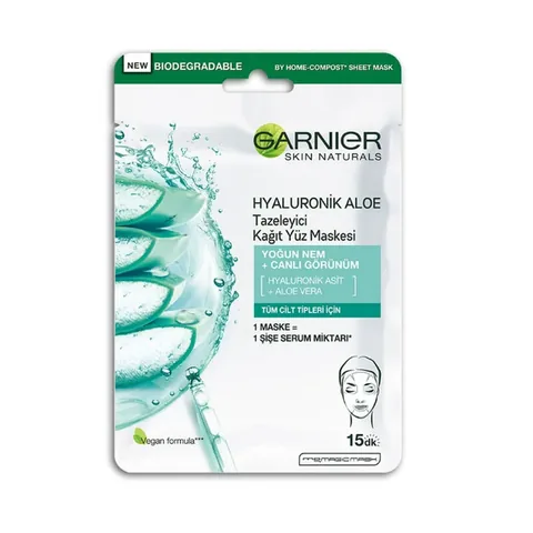 Garnier Hyaluron Aloe Gesichtsmaske - 28g