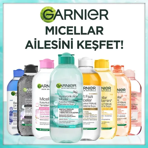 Garnier Hyraluronik Aloe Micellar Makyaj Temizleme Suyu 400 ml