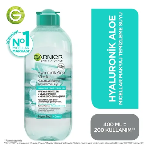 Garnier Hyraluronik Aloe Micellar Makyaj Temizleme Suyu 400 ml