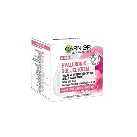 Гель-крем с гиалуроновой кислотой и розой 50 мл от Garnier