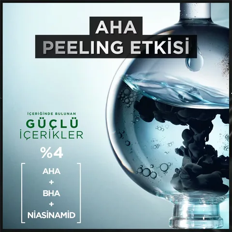 Klares Hautbild: Garnier AHA+BHA Kohle Anti-Unreinheiten Ser