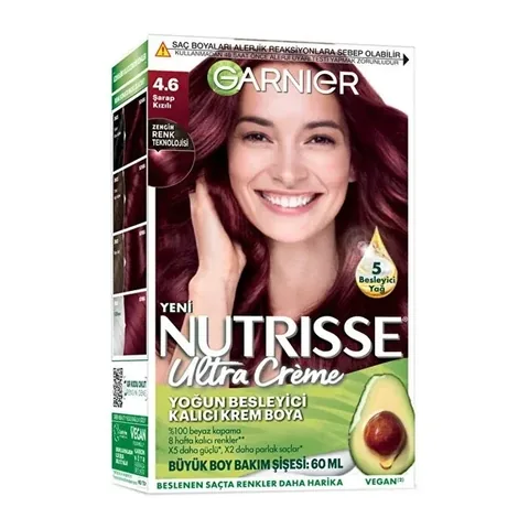 Garnier Nutrisse Pflegende Creme-Haarfarbe - 100% Grauabdeckung